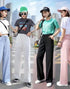 High Waist Wide Leg Casual Trousers for Women