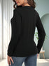 Women's Casual Loose You Are Enough Printed Long Sleeve T-shirt