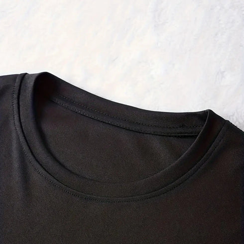 Women Short Sleeve O-Neck Loose Casual Tshirt Dresses for Easy Style