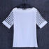 Summer Blouse Sexy Women Ladies Hollow Sleeve Slash Neck Loose Solid Shirts Casual Tops