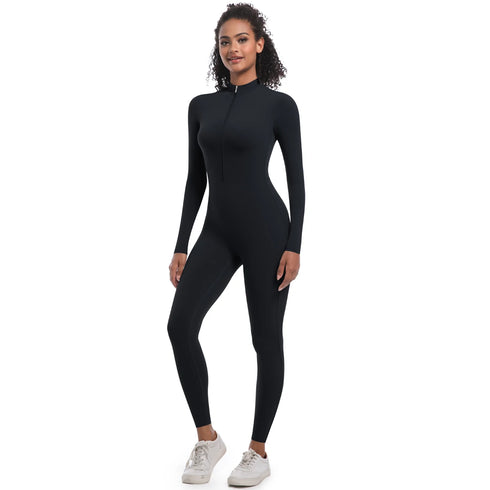 Women's Seamless Long Sleeve Sports Bodysuit