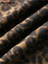 High Waisted Leopard Print Jeans for Women