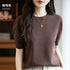 Merino Wool O-Neck Sweater for Women