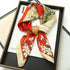 70x70cm Silk Satin Square Scarf with Print