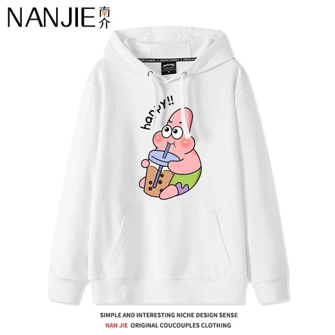 Anime Cartoon Print Hoodies for Women