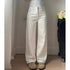 High Waist Loose Fit Denim Trousers for Women