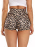 High Waist Leopard Print Booty Shorts for Women