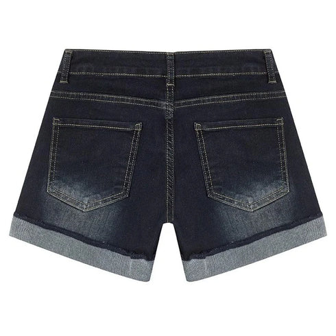 High Waist Denim Shorts for Women