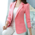 Elegant Women's Blazer in Pink and Blue