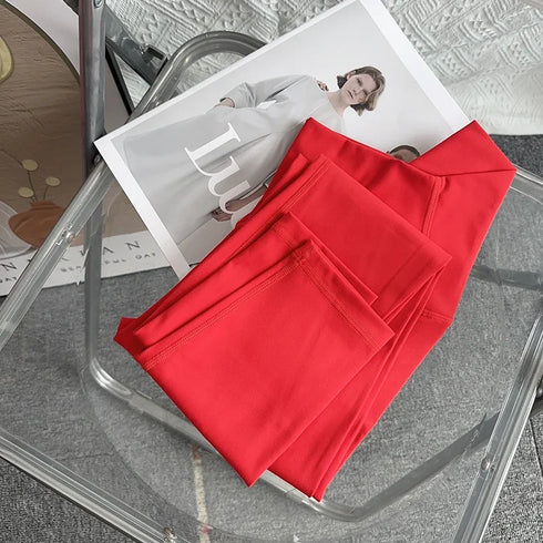 High Waist Seamless Hip Lifting Sports Leggings