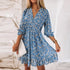 Women’s Bohemian Nipped Waist Summer Dress