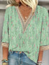 Plus Size Elegant Long Sleeve Loose Blouse