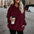 Women's Hooded Long-Sleeved Sweater Coat