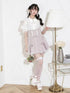 Noemi Inspired Ruffle Bow Top - Japanese Dark Femme Off-Shoulder Blouse, Lace Trim Bell Sleeve Shirt for Yami Kawaii & Lolita