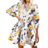 Floral Maxi V-Neck Dress for Women
