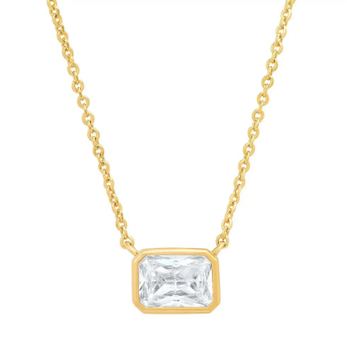 Retro Hip-hop Multicolour Crystal Pendant Necklace for Women