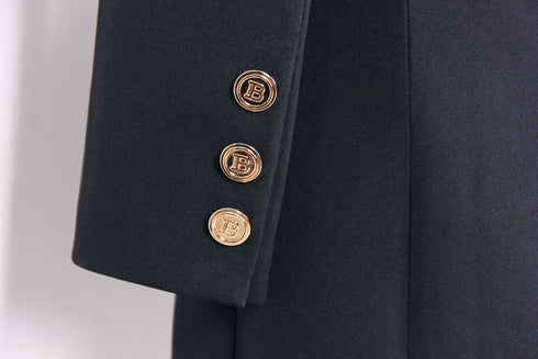 Double Breasted Blazer Dress with Belt