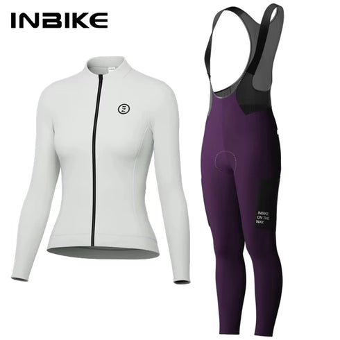 INBIKE Women's Warm Thermal Cycling Bib Set
