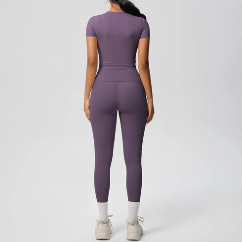 Women's 2-Piece Patchwork Yoga Set