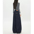 Girls High Waist Wide Leg Denim Jeans in Blue