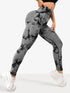 Women's High Waist Seamless Tie-Dye Yoga Leggings
