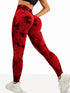 Women's High Waist Seamless Tie-Dye Yoga Leggings
