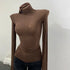 Chic Women's Long Sleeve Sheer T-Shirt