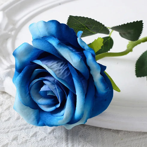 20 Pcs Artificial Velvet Silk Rose Bouquet