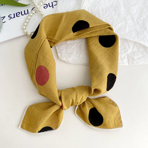 55cm Laies Cotton Linen Square Scarf for Women