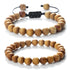 High Quality Cliff Cypress Wooden Beads Bracelets for Meditation and Yoga 10mm Handmade Stretch Jewelry