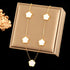 GANEMLY Gold Five-Leaf Clover Pendant Necklace