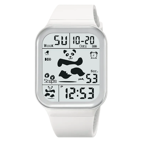 SKMEI Panda Pattern LED Digital Watch for Women