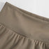2 in 1 High Waisted Yoga Pants with Side Drawstring