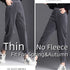 High Waist Fleece Pencil Pants for Women