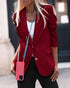 Women's Slim Fit Blazer with Pocket - Autumn/Winter