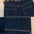 Wide Leg Denim Jeans with Scarf Belt