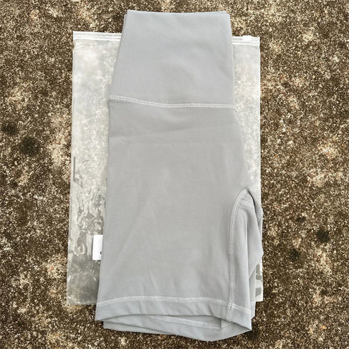 Solid Colour High Waist Yoga Shorts for Women