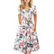 Floral Maxi V-Neck Dress for Women