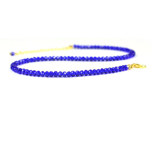 Simple Black Beads Short Necklace for Women