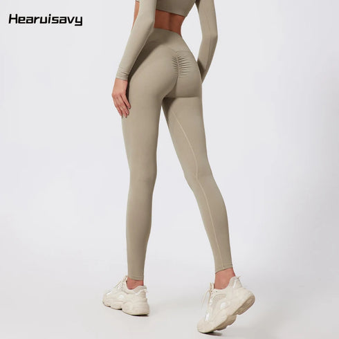 Hearuisavy High Waist Quick-Dry Workout Leggings