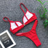 Women's V-Neck Push Up Bikini Set