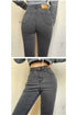 Women's Slim Fit Stretch Jeans in Black, Grey, and Navy