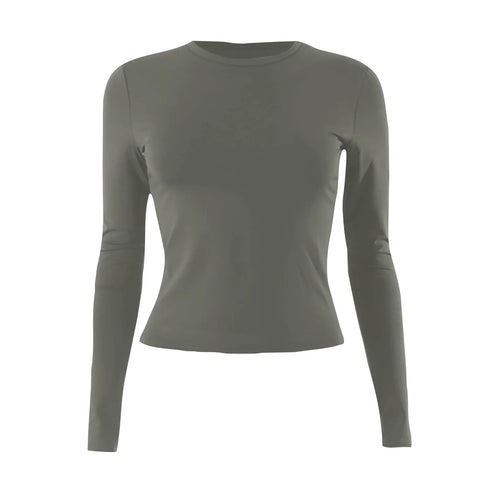 Slim Fit Long Sleeve T-Shirt for Women