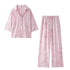 Women's Jacquard Floral Print Loose Set