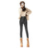 High Waist Fleece Lined Skinny Jeans for Women