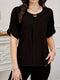 Women's Plus Size Casual Summer Woven Shirt