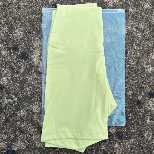 Solid Colour High Waist Yoga Shorts for Women