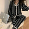 Women's Silk Satin Pyjama Set - Long Sleeve Sleepwear