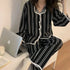 Women's Silk Satin Pyjama Set - Long Sleeve Sleepwear