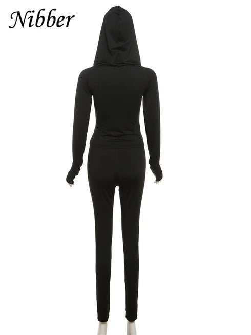 Sporty Casual 2 Piece Tracksuit Set for Women